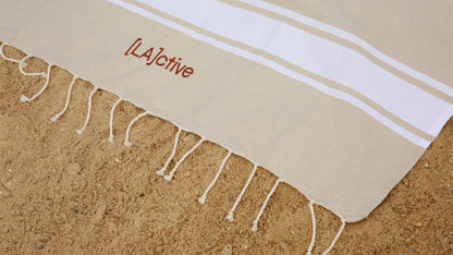 Fouta [LA]ctive in flat weave